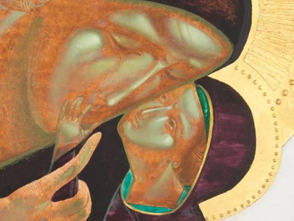 Maria und Jesus als Ikonen.