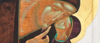 Maria und Jesus als Ikonen.