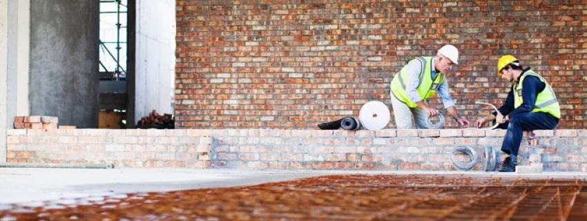 Das Leben ist eine Baustelle. Gedanken zu 1. Korinther 3,11. Bild einer Baustelle.