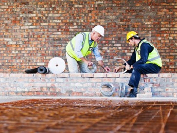 Das Leben ist eine Baustelle. Gedanken zu 1. Korinther 3,11. Bild einer Baustelle.