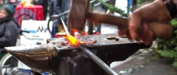Feuer Schmied Amboss Metall