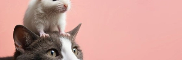 Freundschaft zwischen Katze und Maus