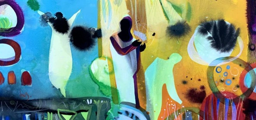 Ganz schön verrückt - und bunt! Aus der Feiertagstracht hinein ins Land der Farben. Bild zum Artikel.