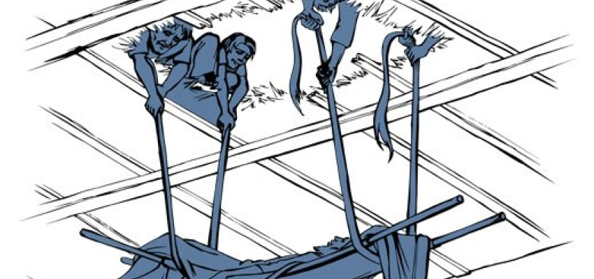 Vier Freunde vertrauen für Phil. HOffen-Magazin 1/2026 gemeinsam. Warum es Freunde braucht