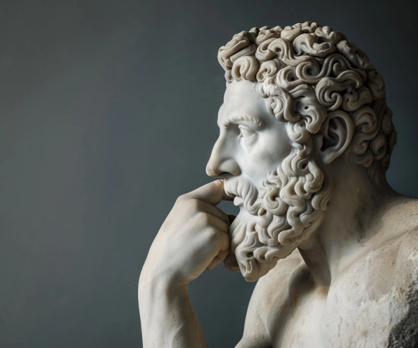 Was ist der Mensch? Biblische Grundworte zum Menschsein. Bild einer Griechischen Statue.