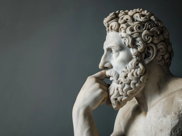 Was ist der Mensch? Biblische Grundworte zum Menschsein. Bild einer Griechischen Statue.