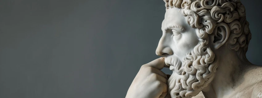 Was ist der Mensch? Biblische Grundworte zum Menschsein. Bild einer Griechischen Statue.