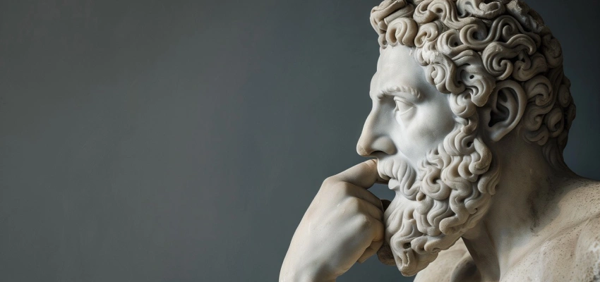 Was ist der Mensch? Biblische Grundworte zum Menschsein. Bild einer Griechischen Statue.