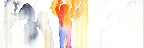 Bild von Jesus der ein Kind auf den Arm nimmt